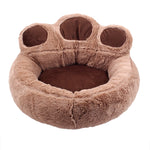 Bear's Paw Pet Dog Cat Bed House Soft Warm Kennel Nest Snuggly Pet Sleep Mat Sofa Teddy Doghouse for Small Dog Puppy Cat Kitten Size S 56 x 52 cm