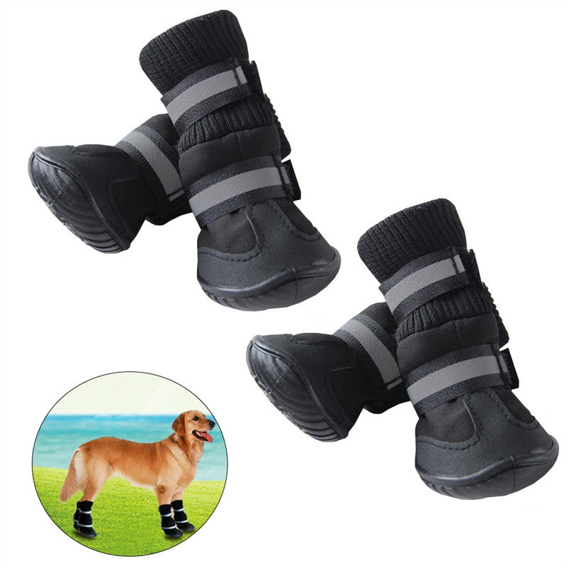 Anti Slip Pet Snow Boots Protective Shoes Dog Rain