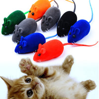 10pcs/set Mouse Cat Toy Squeak Noise Sound Rat Little Mouse Toy Dog Pet Playing Cat products  Pets Cat Toy Mouse For kids toys - Toys - Molly Brands - Molly Brands