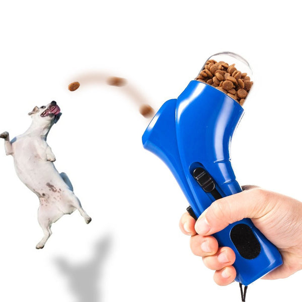 Pet Treat Launcher Training dog food catapult auto pets food thrower puppy Snacks Feeder - Feeding - Molly Brands - Molly Brands