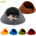 Winter Warm Dog Bed Pet Dog House Soft Suitable Fleece Cat Dog Bed House for Dog Cushion Cat Sleeping Bag Nest High Quality 10c4