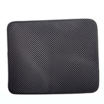 Waterproof Pet Cat Litter Mat EVA Double Layer Cat Litter Trapping Pets Mat Pad Bottom Non-slip Pet Litter Cat Mat Floor - Bedding - Molly Brands - Molly Brands