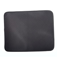Waterproof Pet Cat Litter Mat EVA Double Layer Cat Litter Trapping Pets Mat Pad Bottom Non-slip Pet Litter Cat Mat Floor - Bedding - Molly Brands - Molly Brands